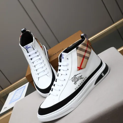 Wholesale Burberry High Tops Shoes For Men #1471080 $85.00 USD, Wholesale Quality Replica Burberry High Tops Shoes
