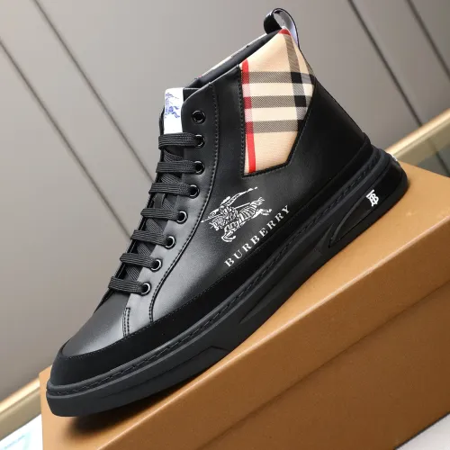 Replica Burberry High Tops Shoes For Men #1471083 $85.00 USD for Wholesale