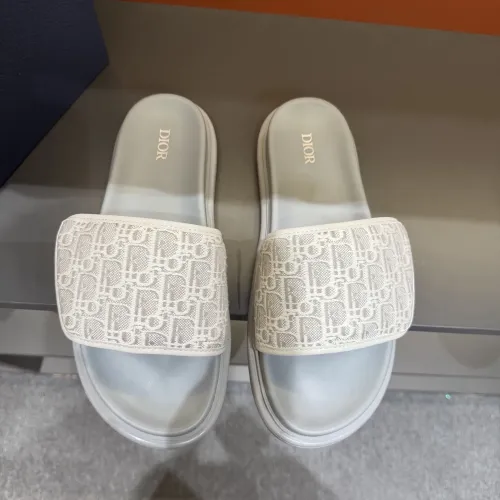 Replica Christian Dior Slippers For Men #1471122 $52.00 USD for Wholesale