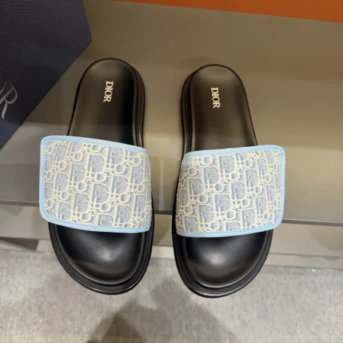 Replica Christian Dior Slippers For Men #1471123 $52.00 USD for Wholesale