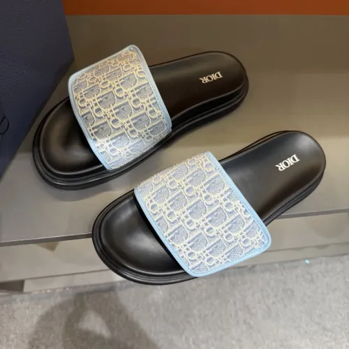 Replica Christian Dior Slippers For Men #1471123 $52.00 USD for Wholesale