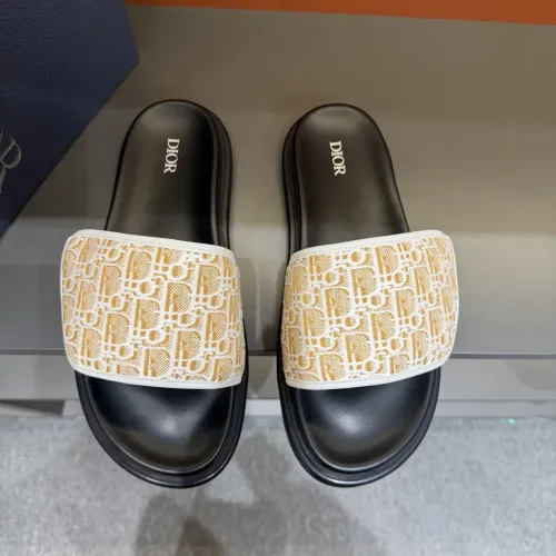 Replica Christian Dior Slippers For Men #1471124 $52.00 USD for Wholesale