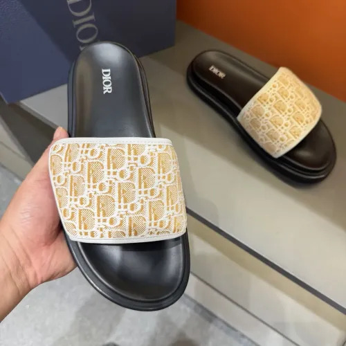 Replica Christian Dior Slippers For Men #1471124 $52.00 USD for Wholesale