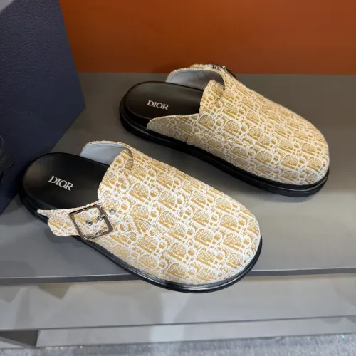 Replica Christian Dior Slippers For Men #1471126 $64.00 USD for Wholesale