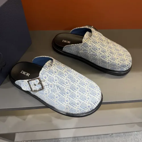 Replica Christian Dior Slippers For Men #1471127 $64.00 USD for Wholesale