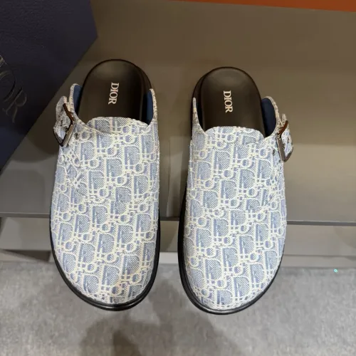 Replica Christian Dior Slippers For Men #1471127 $64.00 USD for Wholesale