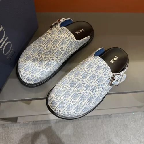 Replica Christian Dior Slippers For Men #1471127 $64.00 USD for Wholesale