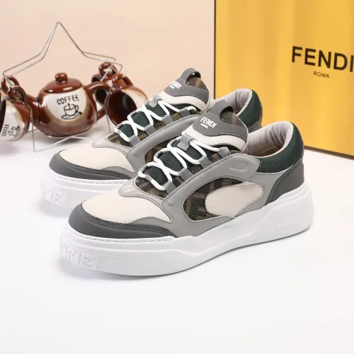 Wholesale Fendi Casual Shoes For Men #1471173 $105.00 USD, Wholesale Quality Replica Fendi Casual Shoes