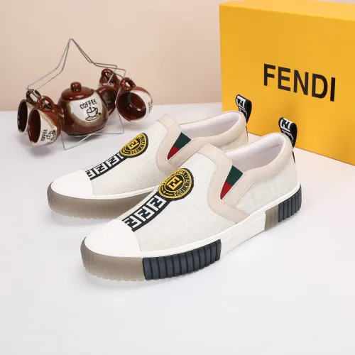 Wholesale Fendi Casual Shoes For Men #1471183 $72.00 USD, Wholesale Quality Replica Fendi Casual Shoes