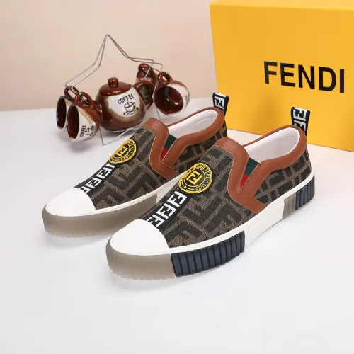 Wholesale Fendi Casual Shoes For Men #1471184 $72.00 USD, Wholesale Quality Replica Fendi Casual Shoes