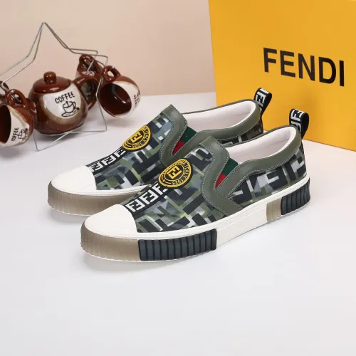 Replica Fendi Casual Shoes For Men #1471185 $72.00 USD for Wholesale