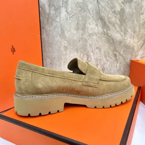 Replica Hermes Leather Shoes For Men #1471311 $150.00 USD for Wholesale
