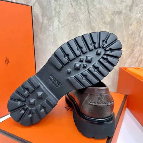 Replica Hermes Leather Shoes For Men #1471312 $150.00 USD for Wholesale