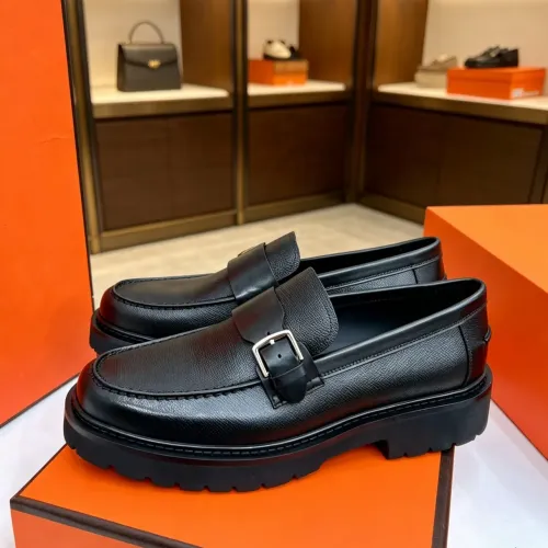 Wholesale Hermes Leather Shoes For Men #1471313 $150.00 USD, Wholesale Quality Replica Hermes Leather Shoes