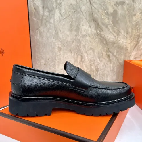 Replica Hermes Leather Shoes For Men #1471313 $150.00 USD for Wholesale