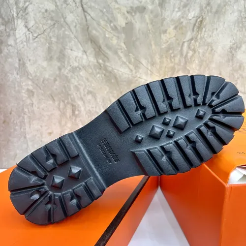Replica Hermes Leather Shoes For Men #1471314 $150.00 USD for Wholesale