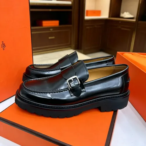 Wholesale Hermes Leather Shoes For Men #1471315 $150.00 USD, Wholesale Quality Replica Hermes Leather Shoes