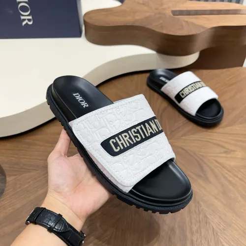 Replica Christian Dior Slippers For Men #1471357 $85.00 USD for Wholesale