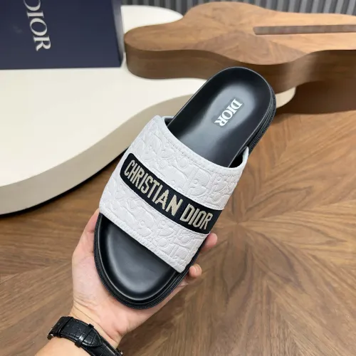 Replica Christian Dior Slippers For Men #1471357 $85.00 USD for Wholesale