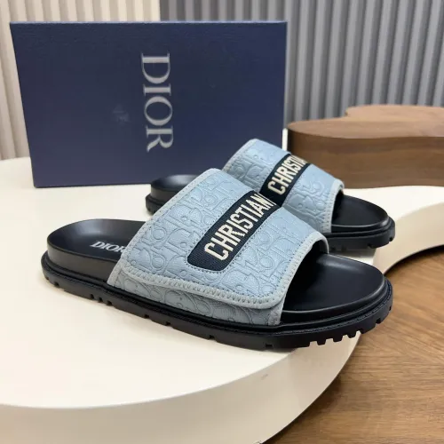 Wholesale Christian Dior Slippers For Men #1471358 $85.00 USD, Wholesale Quality Replica Christian Dior Slippers