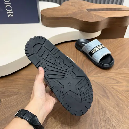 Replica Christian Dior Slippers For Men #1471358 $85.00 USD for Wholesale