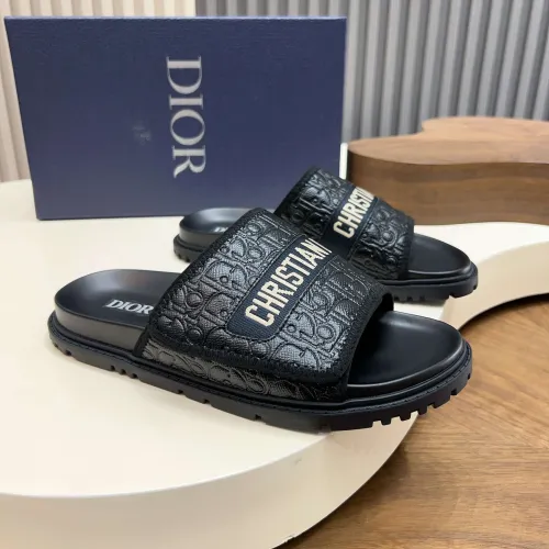 Wholesale Christian Dior Slippers For Men #1471359 $85.00 USD, Wholesale Quality Replica Christian Dior Slippers