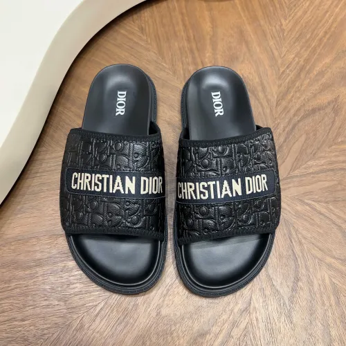 Replica Christian Dior Slippers For Men #1471359 $85.00 USD for Wholesale