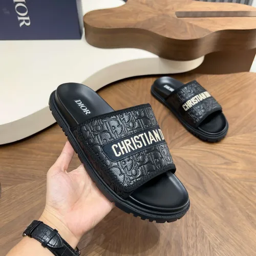 Replica Christian Dior Slippers For Men #1471359 $85.00 USD for Wholesale