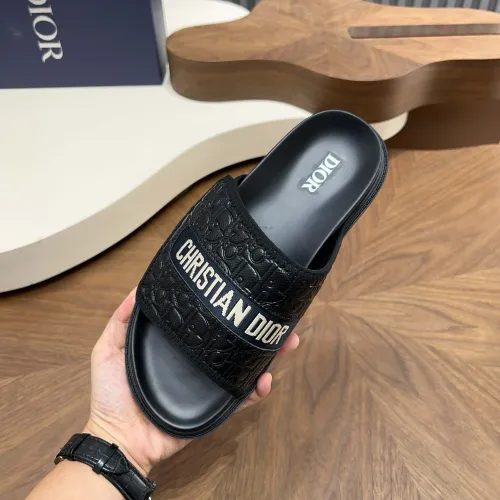 Replica Christian Dior Slippers For Men #1471359 $85.00 USD for Wholesale