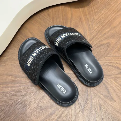 Replica Christian Dior Slippers For Men #1471359 $85.00 USD for Wholesale
