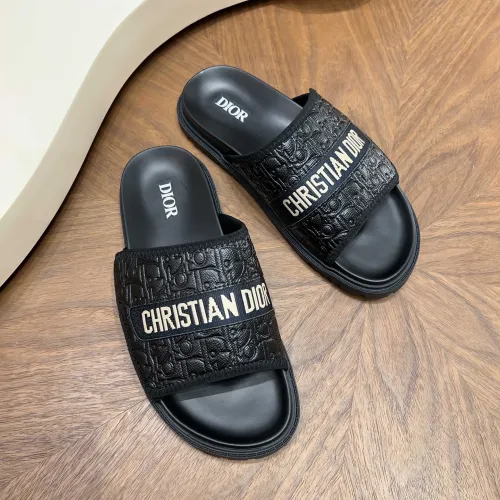 Replica Christian Dior Slippers For Men #1471359 $85.00 USD for Wholesale