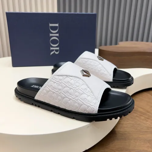 Replica Christian Dior Slippers For Men #1471360 $85.00 USD for Wholesale