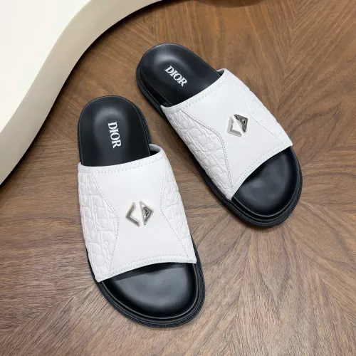 Replica Christian Dior Slippers For Men #1471360 $85.00 USD for Wholesale