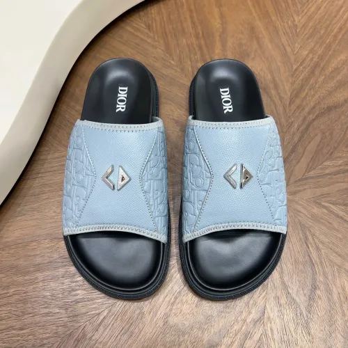 Replica Christian Dior Slippers For Men #1471361 $85.00 USD for Wholesale