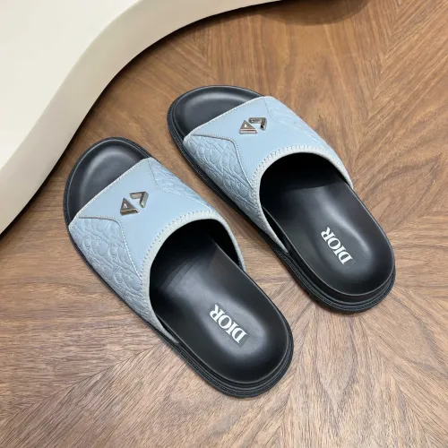Replica Christian Dior Slippers For Men #1471361 $85.00 USD for Wholesale