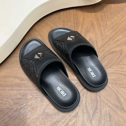 Replica Christian Dior Slippers For Men #1471362 $85.00 USD for Wholesale