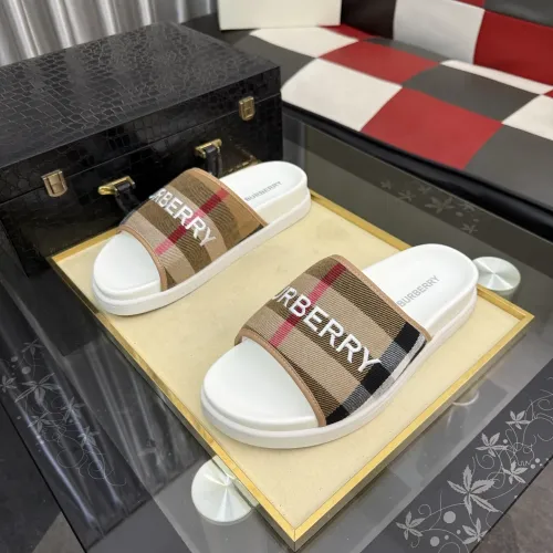 Wholesale Burberry Slippers For Men #1471364 $60.00 USD, Wholesale Quality Replica Burberry Slippers