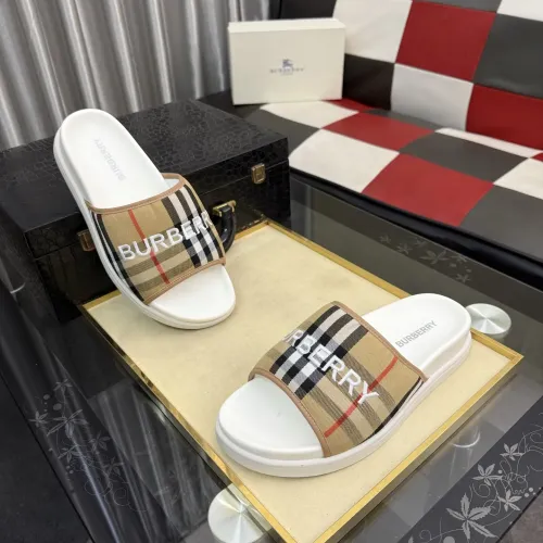 Replica Burberry Slippers For Men #1471366 $60.00 USD for Wholesale