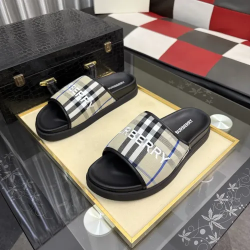 Wholesale Burberry Slippers For Men #1471367 $60.00 USD, Wholesale Quality Replica Burberry Slippers