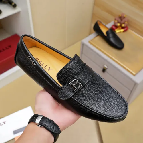 Replica Bally Leather Shoes For Men #1471369 $76.00 USD for Wholesale
