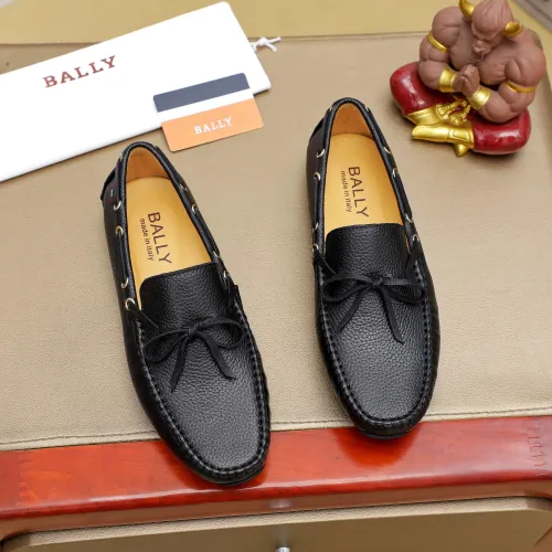 Replica Bally Leather Shoes For Men #1471370 $76.00 USD for Wholesale