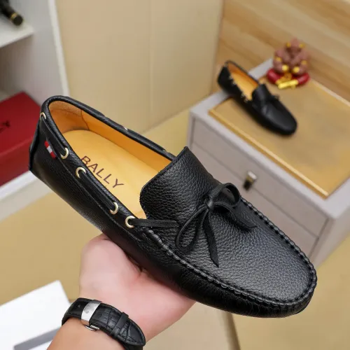 Replica Bally Leather Shoes For Men #1471370 $76.00 USD for Wholesale