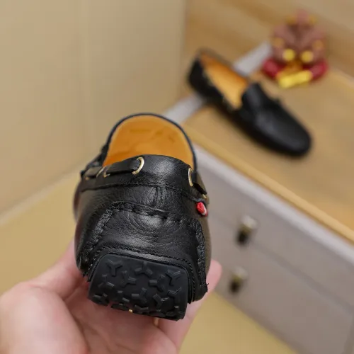 Replica Bally Leather Shoes For Men #1471370 $76.00 USD for Wholesale