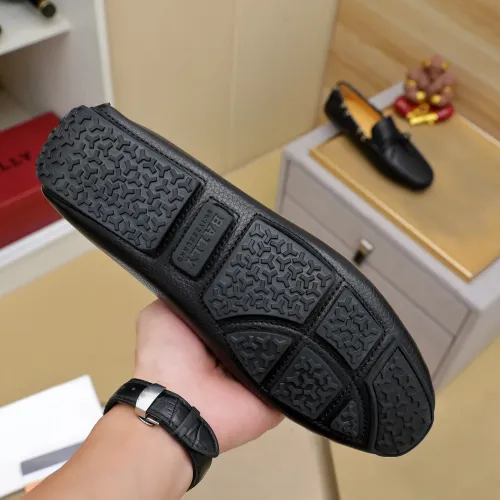 Replica Bally Leather Shoes For Men #1471370 $76.00 USD for Wholesale