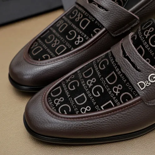 Replica Dolce & Gabbana D&G Leather Shoes For Men #1471371 $88.00 USD for Wholesale