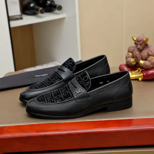 Wholesale Dolce &amp; Gabbana D&amp;G Leather Shoes For Men #1471372 $88.00 USD, Wholesale Quality Replica Dolce &amp; Gabbana D&amp;G Leather Shoes