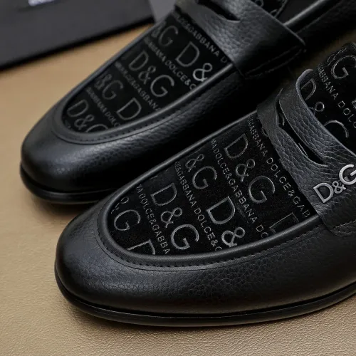 Replica Dolce & Gabbana D&G Leather Shoes For Men #1471372 $88.00 USD for Wholesale
