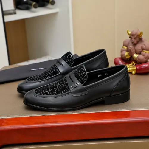 Wholesale Dolce &amp; Gabbana D&amp;G Leather Shoes For Men #1471373 $88.00 USD, Wholesale Quality Replica Dolce &amp; Gabbana D&amp;G Leather Shoes