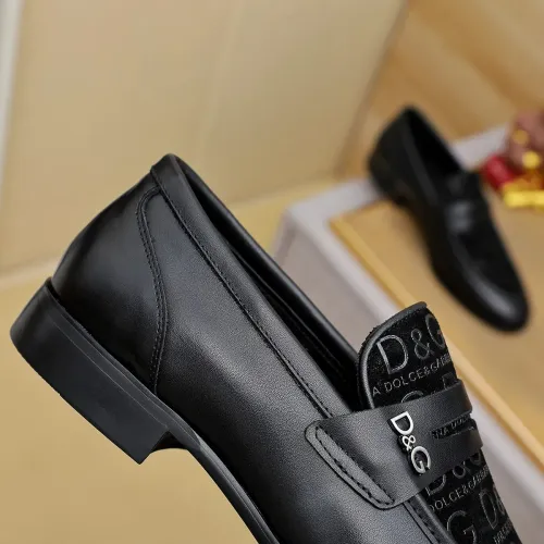 Replica Dolce & Gabbana D&G Leather Shoes For Men #1471373 $88.00 USD for Wholesale