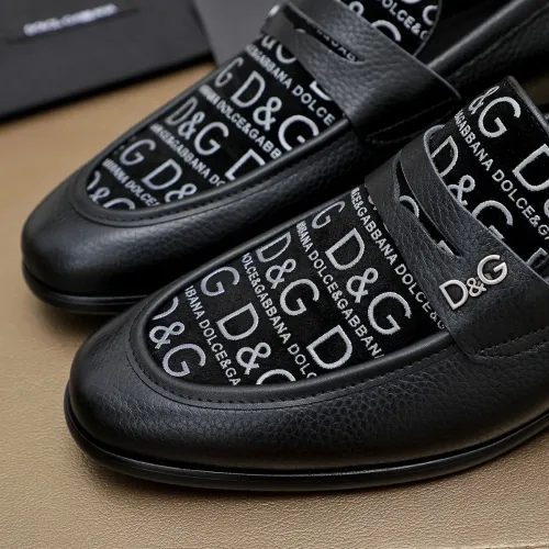 Replica Dolce & Gabbana D&G Leather Shoes For Men #1471374 $88.00 USD for Wholesale